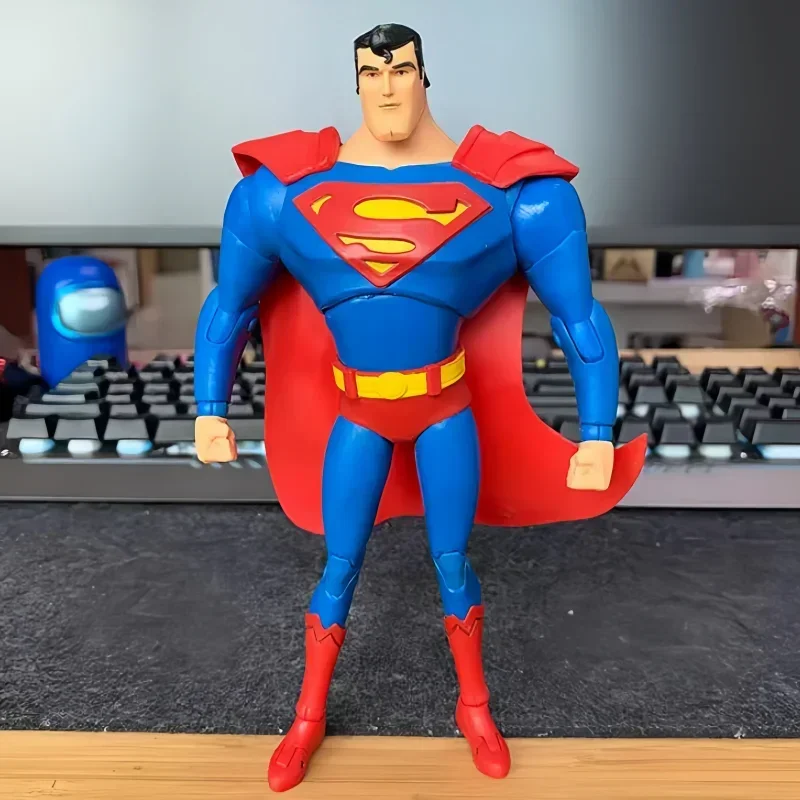 New Arrival Dc 16cm Macfarlane Figure Model Animation Adventure Superman Action Figure Pvc Desktop Decoration Toys Birthday Gift