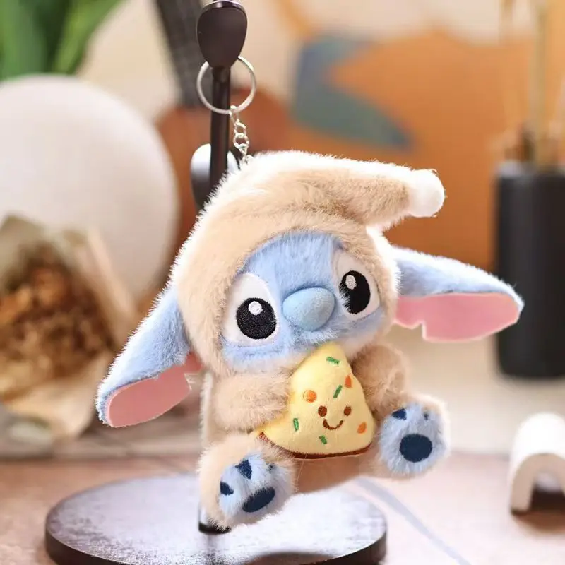 Kawaii Stitch Portachiavi Stitch Portachiavi Accessori Lilo & stitch Portachiavi in peluche Bambola Peluche Giocattolo Zaino Ciondolo Borsa Portachiavi per auto
