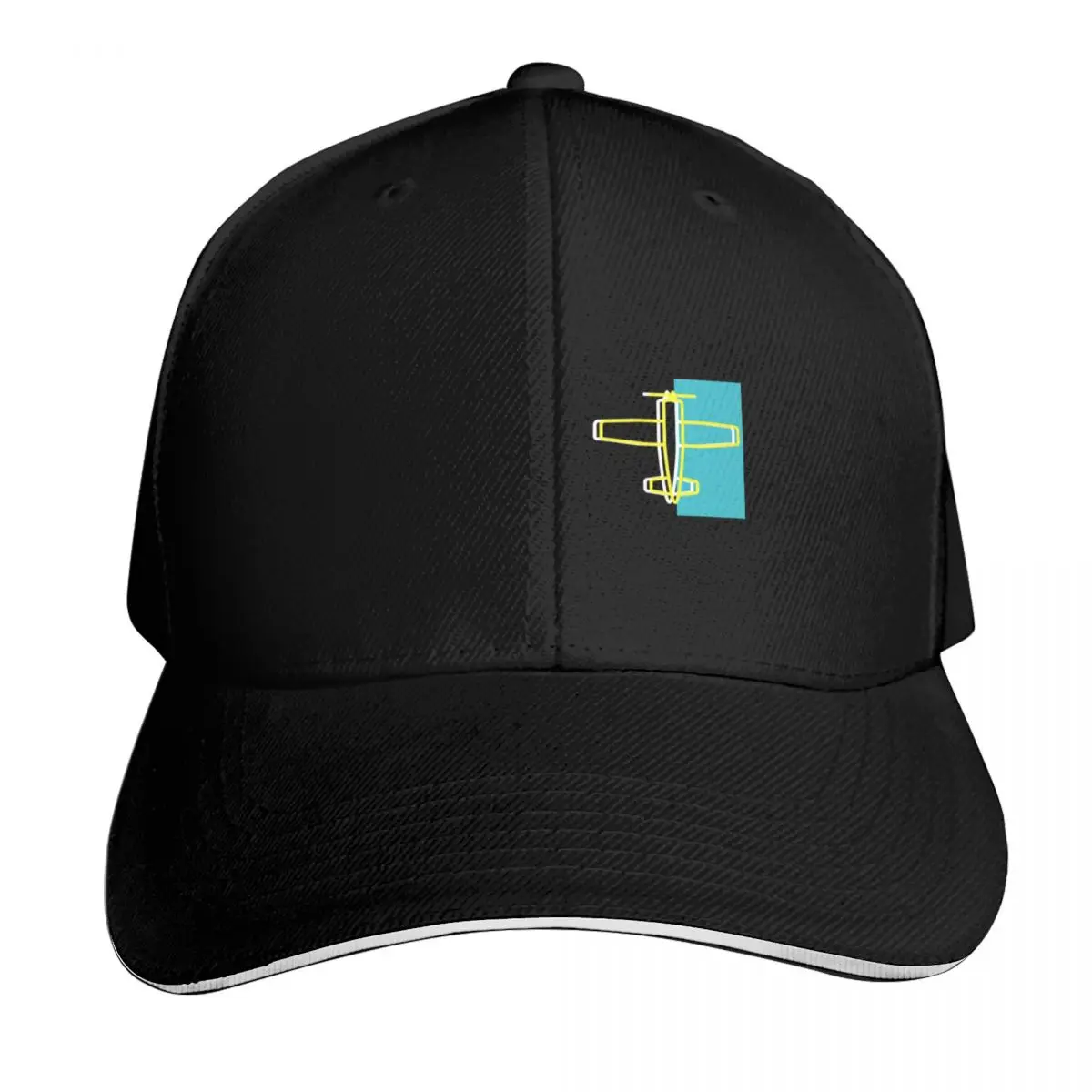 Airplane vector Baseball Cap Streetwear Hip Hop Trendy Vintage Retro Embroidered Lightweight Packable