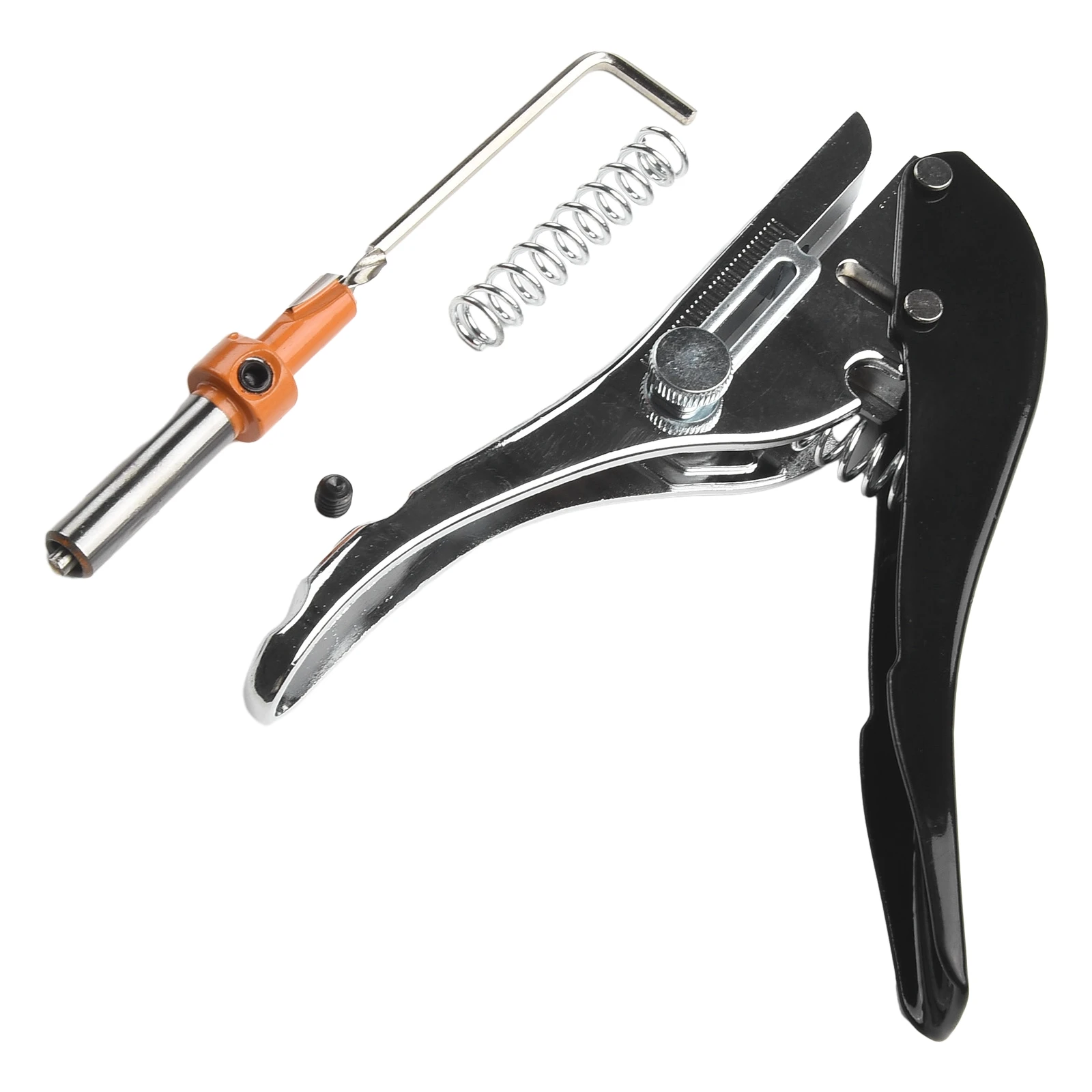 Ajustável Hole Punch Set para PVC Sealing Strip, Countersink Drill, Ferramenta de Carpintaria, 125mm, 4.92 '\', 2pcs por conjunto