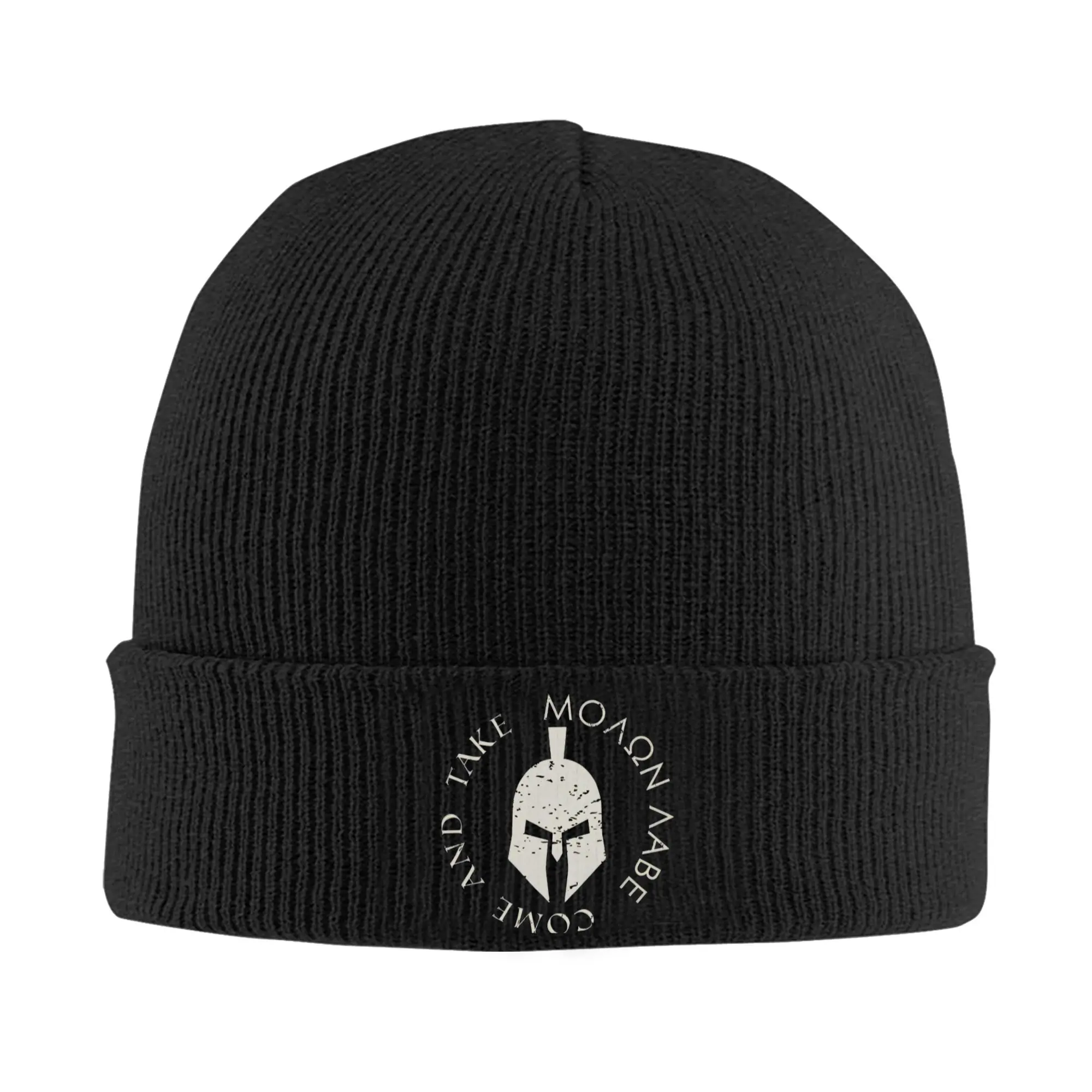 Spartan Come And Take Knitted Hat Women's Men's Beanie Winter Hat Acrylic  Warm Caps