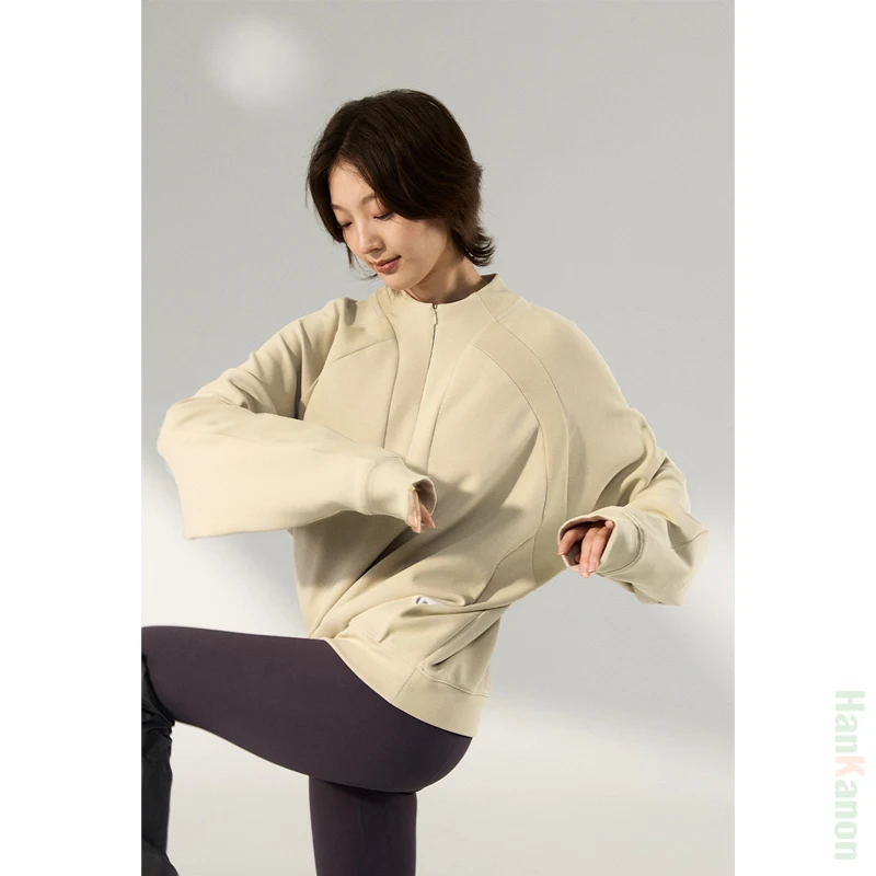 ليكرا للرجال ® سويت شيرت مرن بنصف سحاب: وصل حديثًا لخريف 2025، سترة بقلنسوة دافئة ومريحة للجنسين #2