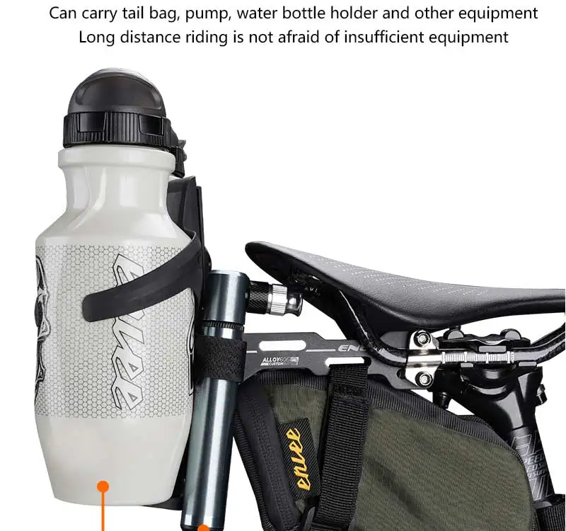 ENLEE Doppel Tasse Fahrrad Wasser Flasche Käfig Sattel Verlängerung Halter Radfahren Wasserkocher Klammern MTB Rennrad Zubehör Teile – Detail 11