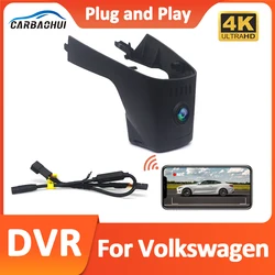 Car Camera for VW Volkswagen Touareg 3 CR7 CR 7 2024 2023 2022 2021 2020 2019 4K Dashcam Dvr Dash Cam Recorder