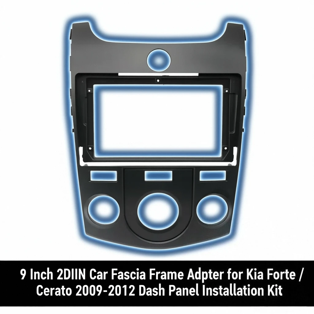 

9-дюймовый автомобильный адаптер рамы 2DIN для Kia Forte/Cerato 2009-2012, комплект для установки приборной панели