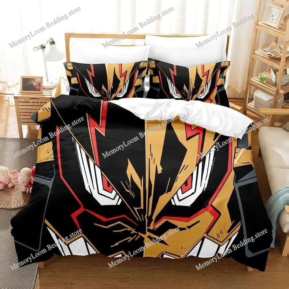 

Tengen Toppa Gurren Lagann Bedding Set Single Twin Full Queen King Size Bed Set Adult Kid Bedroom Duvetcover Sets 3D Print Anime