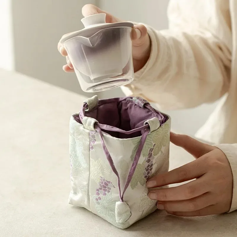 

Outdoor Portable Kuaike Cup One Pot Two Cups Ceramic Travel Tea Set For Single Person Ladies Household Kung Fu Tea Set