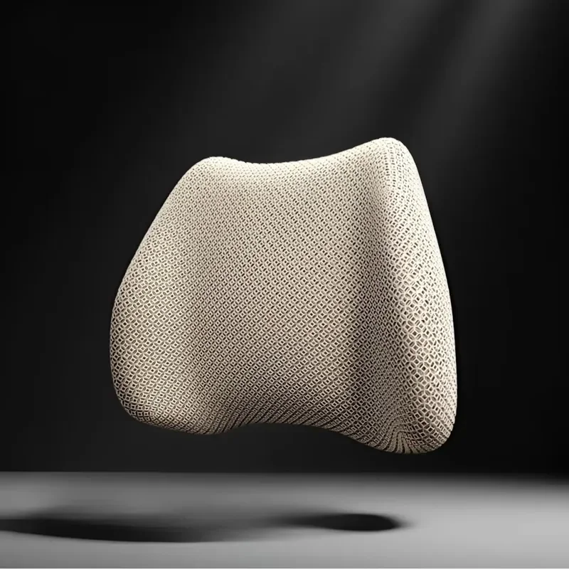 Custom 3D printed mesh waist pads, breathable non-slip waist pillows, ergonomic office and home back pads