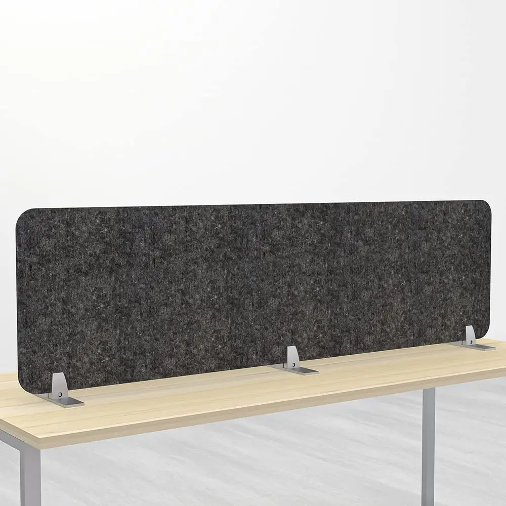 Freestanding Acoustic Desk Divider with Mount | Eco-Friendly Privacy Sn Panel | Noise Reducing Desk Partition