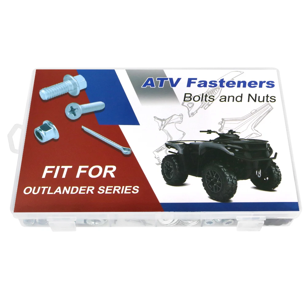 

For CAN-AM Outlander-1000 570 850 1000 330 400 450 500 650 6X6 800 330PCS ATV Bodywork Engine Plastics Frame Exhaust Bolts Kit