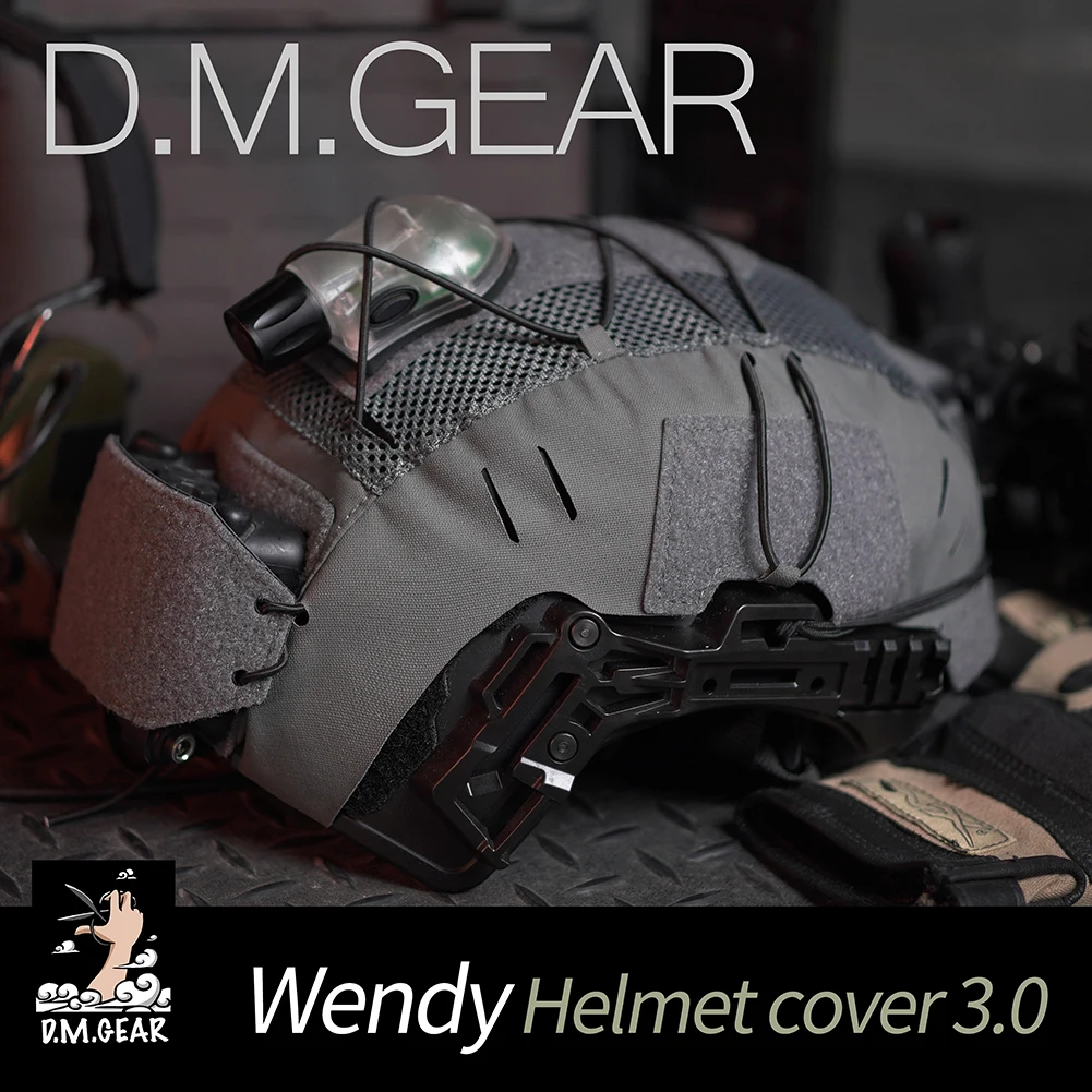 DMGear Team Wendy3.0 Ballistic Bump Helmet Cover Mesh Black Ranger Green Tactical Equipment Gear Airsoft Hunting Accessorries