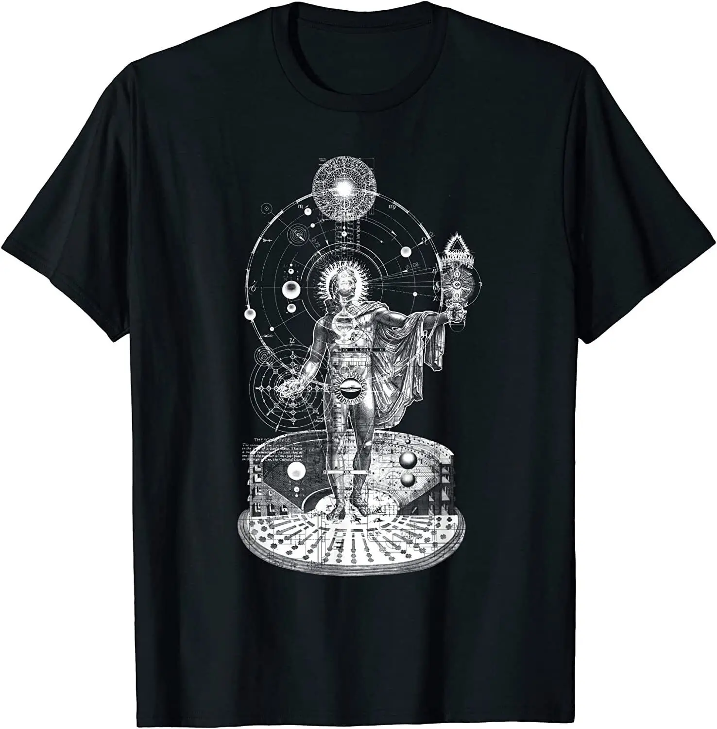 NEW! Helios Godhead Macrocosmos Occult Sacred Geometry T-Shirt - MADE IN USA