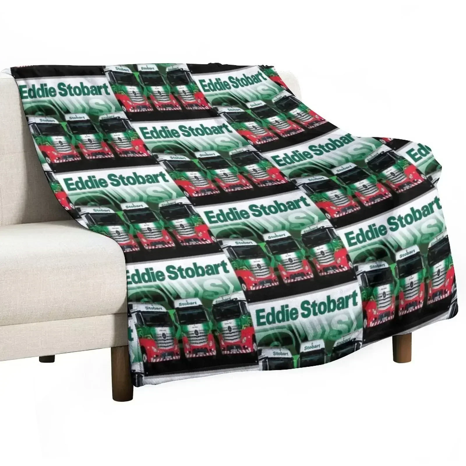 New eddie stobart trucks eddie jobs lorry names dagenham stoba Throw Blanket Quilt Bed linens Blankets