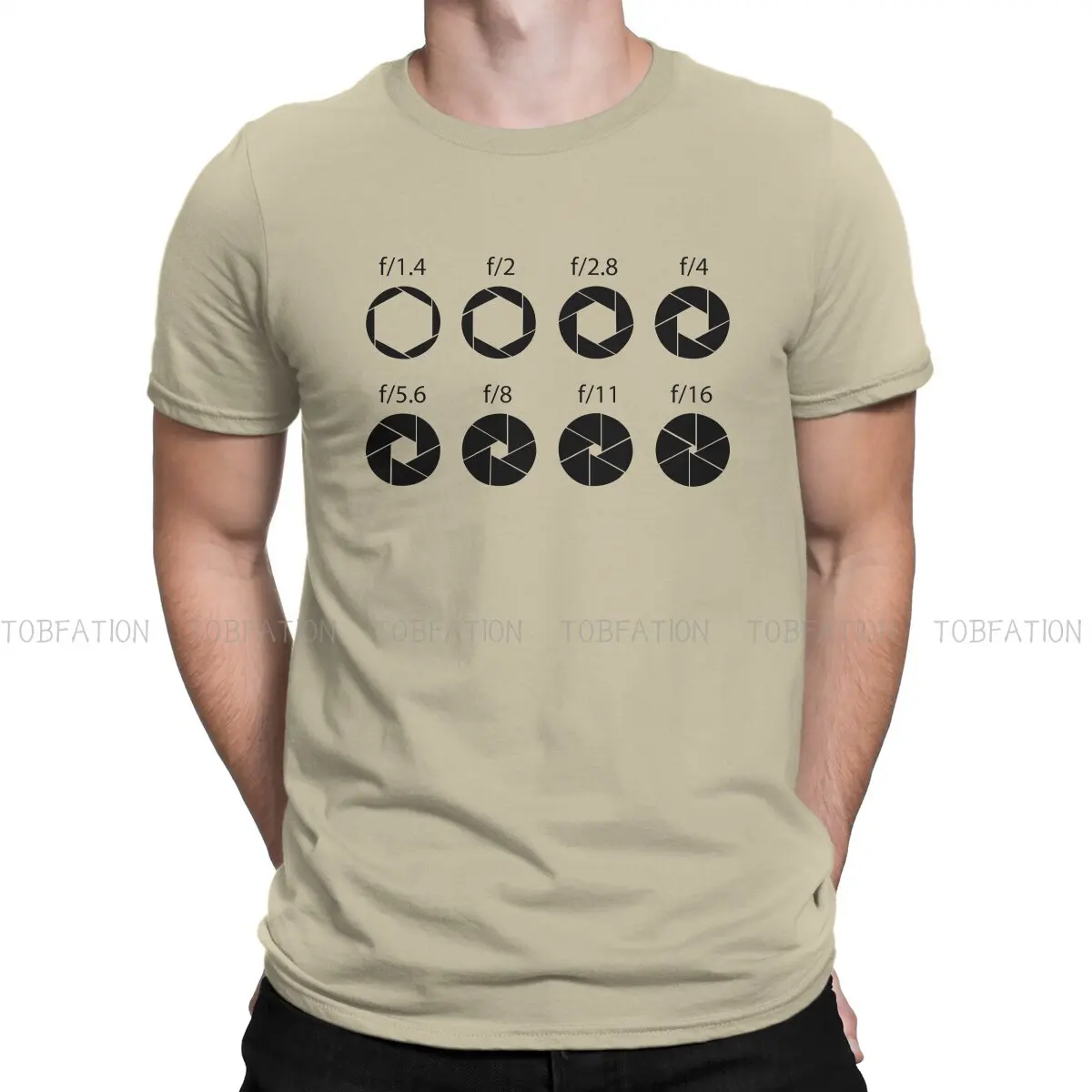 Camera F Stops Tshirt Homme Men's Streetwear Blusas Cotton T Shirt For Men