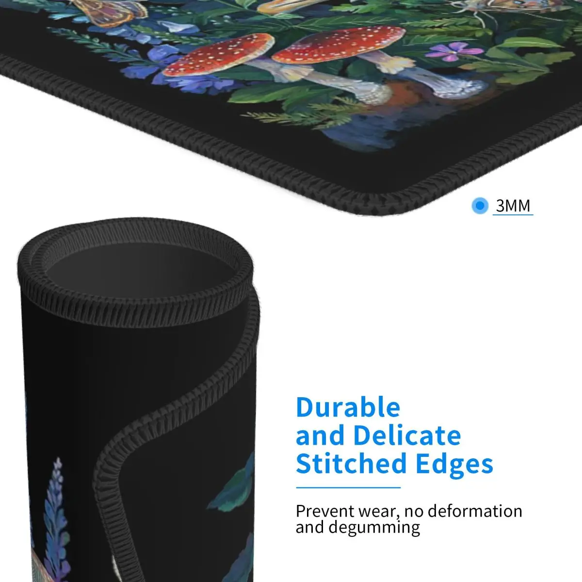 مسحور الغابات ماوس الوسادة الكمبيوتر لوحة المفاتيح الماوس حصيرة ألعاب الكمبيوتر حصيرة مكتب الجدول الحصير #5