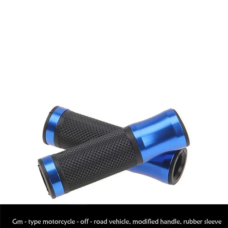 NEW HOT In Stock-Motorcycle Handlebar Handlebars 1 Pair 7/8 Inch 22Mm Universal For Scooter Electric Bike Motorcycle Blue Style