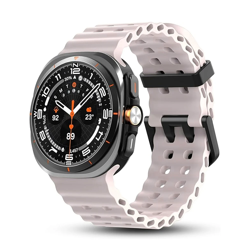 Originalarmband für Samsung Galaxy Watch Ultra 47mm Zubehör Marine Silikon Sportarmband Correa Galaxy Watch Ultra 2025 Band
