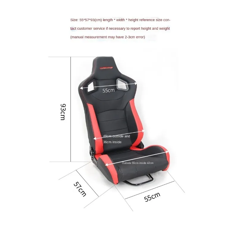 Analog game steering wheel bracket  racing seat