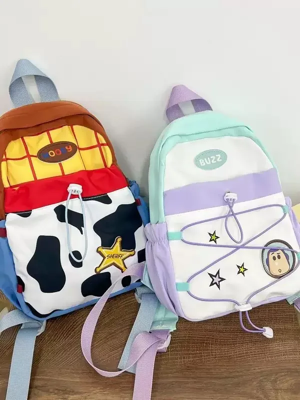 

New Disney cartoon kids Toy Story Woody Backpack bag Kindergarten school bag lady girls birthday gift