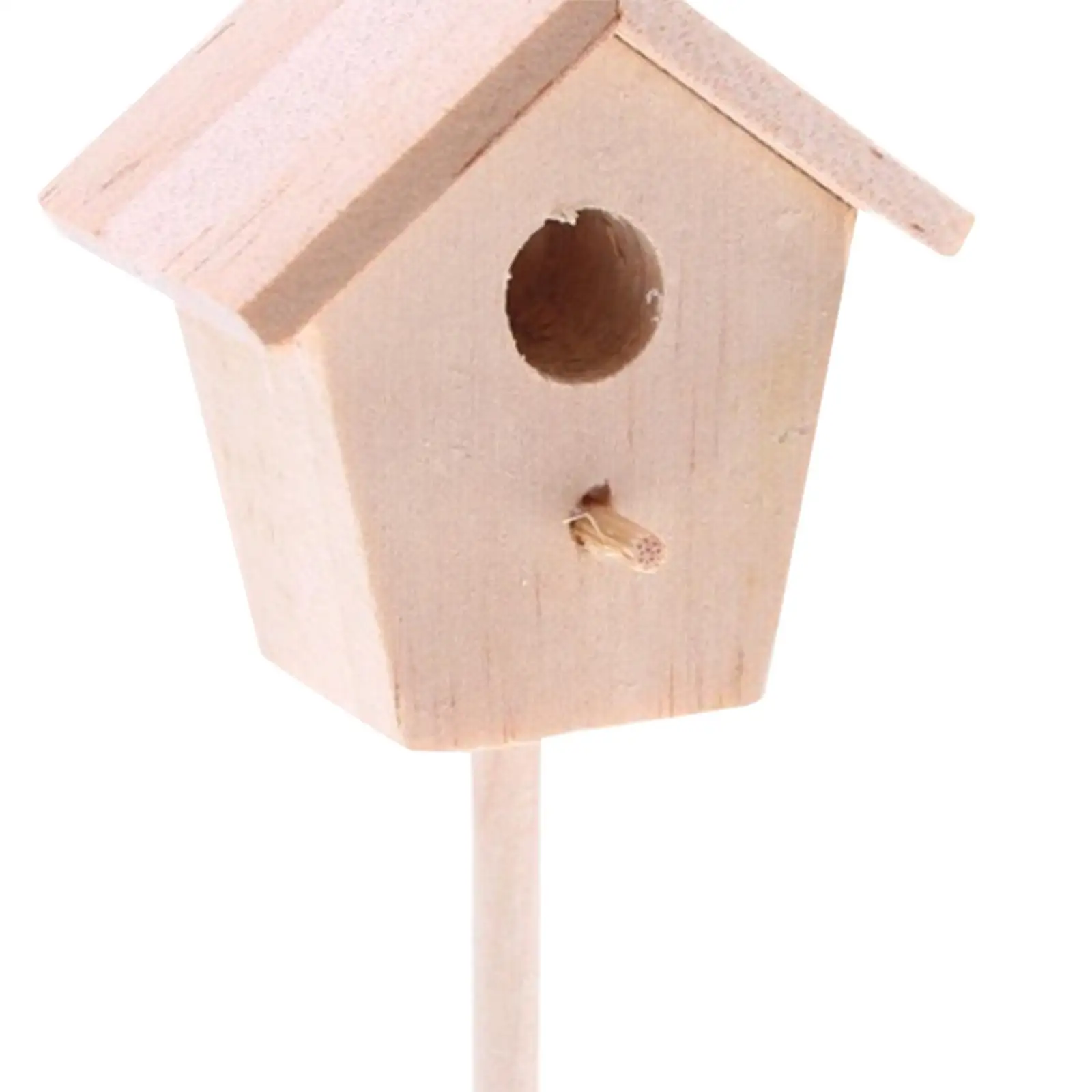 1:12 Casa delle bambole in miniatura Casetta per uccelli Modello indipendente Giocattolo Simulazione Capanna per uccelli Giocattoli