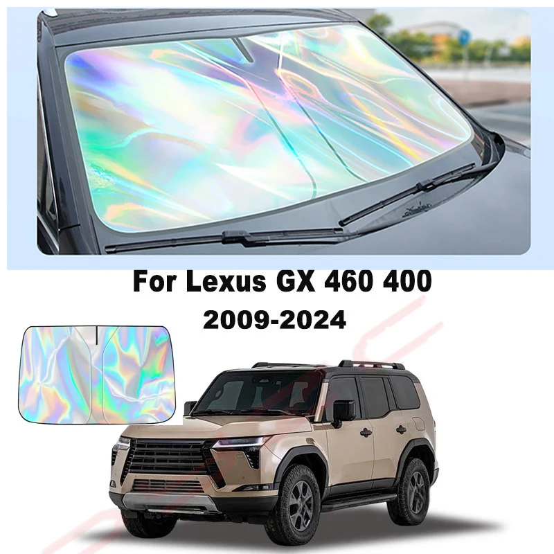 Parasol para Parabrisas de Coche Lexus GX 460 400 2009-2023, Cubierta para Ventana Delantera, Visera para el Sol, Protección UV Interior para Automóvil