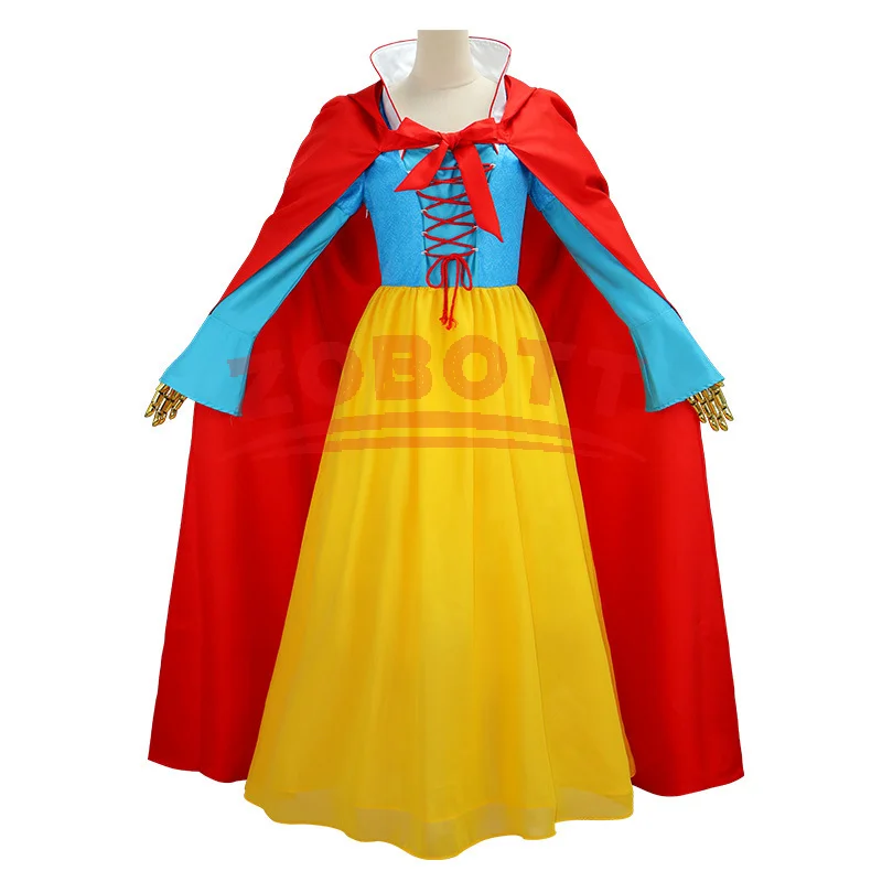 The Snow White Evil Queen Cosplay Costume with Crown Evil Queen Costume Dress Halloween Carnival Costume view 2