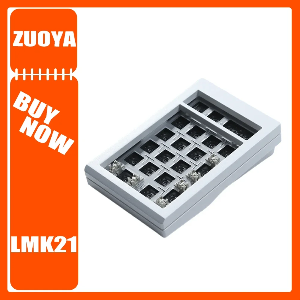 ZUOYA LMK21 Keyboard Mini Keypad Numpad Aluminium Alloy Three Mode RGB Wireless Keyboard Hot Swap Gasket PC Gamer Office Gifts