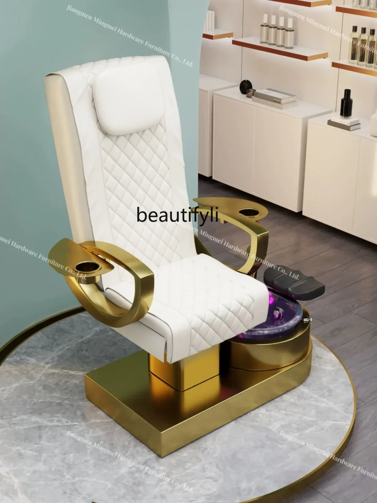 xx1Beauty and nail salon multi-functional foot massage recliner electric, sofa foot soaking, massage chair