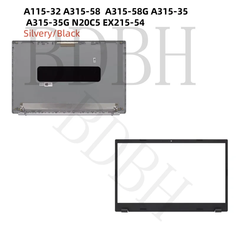 For Acer Aspire A115-32 A315-35 A315-35G A315-58 A315-58G EX215-54 N20C5 Laptop LCD Back Cover & Front Bezel Frame**