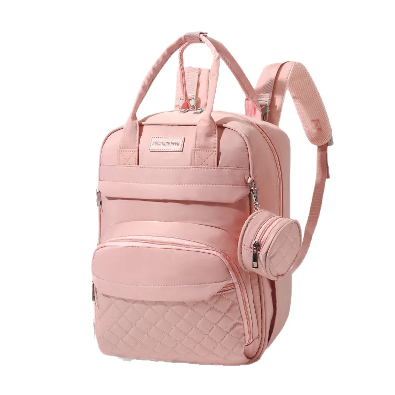 جديد حقيبة السفر الحفاض المومياء حقيبة تغيير حقيبة حفاضات جديدة للأم مقاوم للماء الأمومة حقيبة التمريض للعناية بالطفل أكياس حفاظات #5