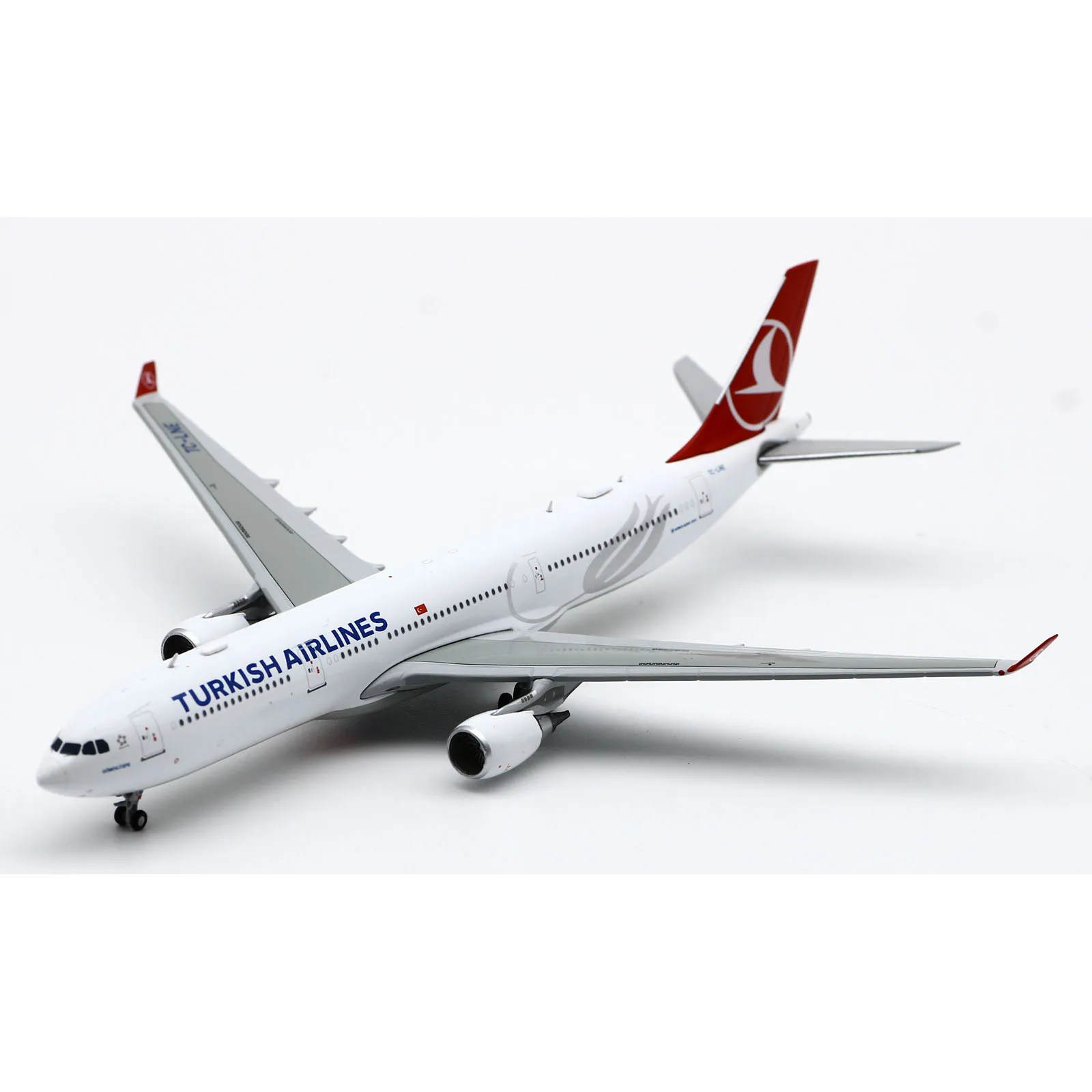 EW4333013 Alloy Collectible Plane Gift JC Wings 1:400 Turkish Airlines Airbus A330-300 Diecast Aircraft Jet Model TC-LNE