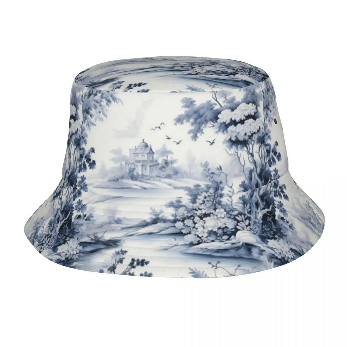 

Stunning Landscape Toile Unisex Casual Sun Hat Bucket Bob Hip Hop Cap Fisherman Panama