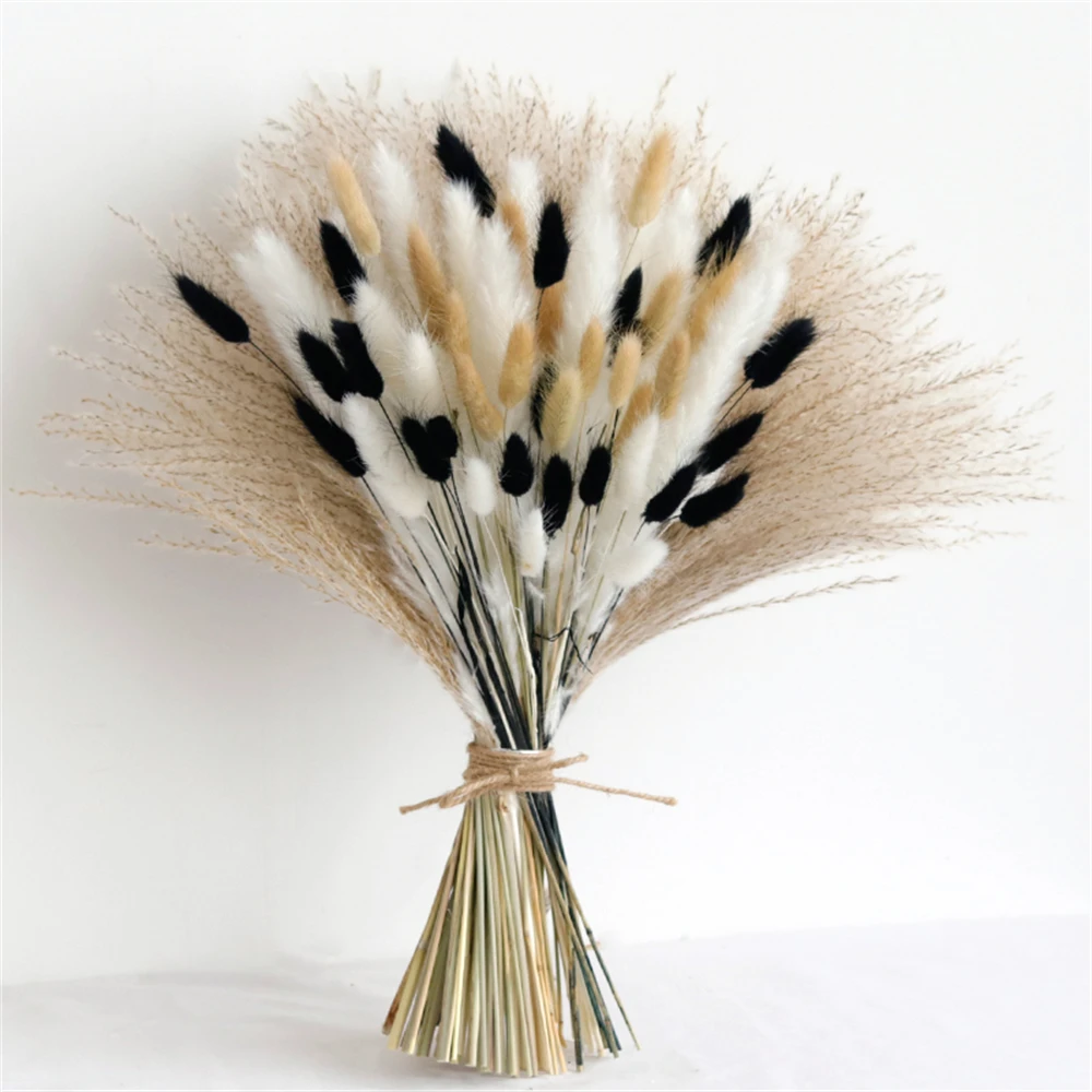 

Pampas Grass 2023 Dried Flower Autumn Decoration and Table Accessories Christmas Decor Wall Vase Wedding Supplies Centerpiece