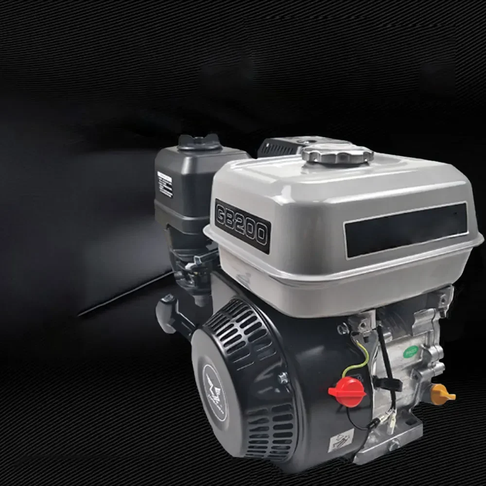 

170 Manual Starting Powered Single Cylinder Four Stroke Engine Polishing Machine Micro Cultivator 3600rpm