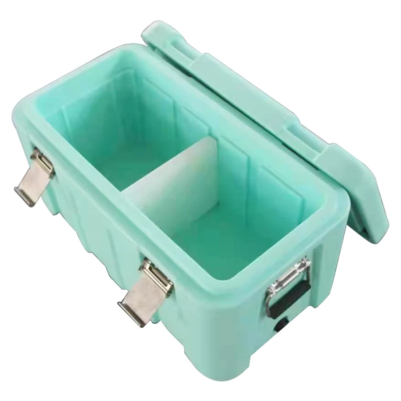 

Portable Ice Cooler Box Camping Storage Fish Outdoor Picnic Tan