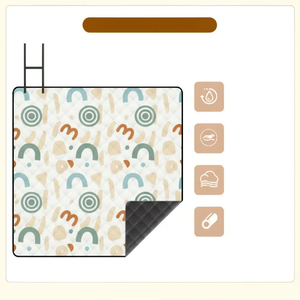 Thickened Picnic Mat Waterproof Moisture Proof Blanket Rug For Outdoor Camping Beach Travel Hiking Lawn Park Outdoor Equipment