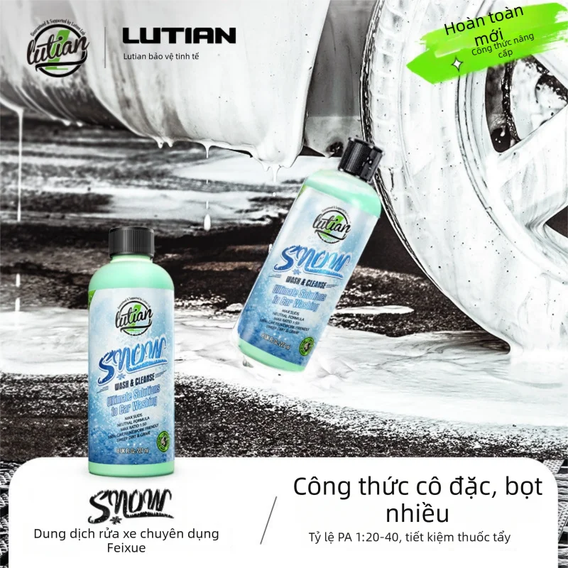 LUTIAN | Chất Tẩy Rửa Xe Bọt Đầy Loại Trừ Bẩn Trước Khi Rửa Xe Màu Trắng