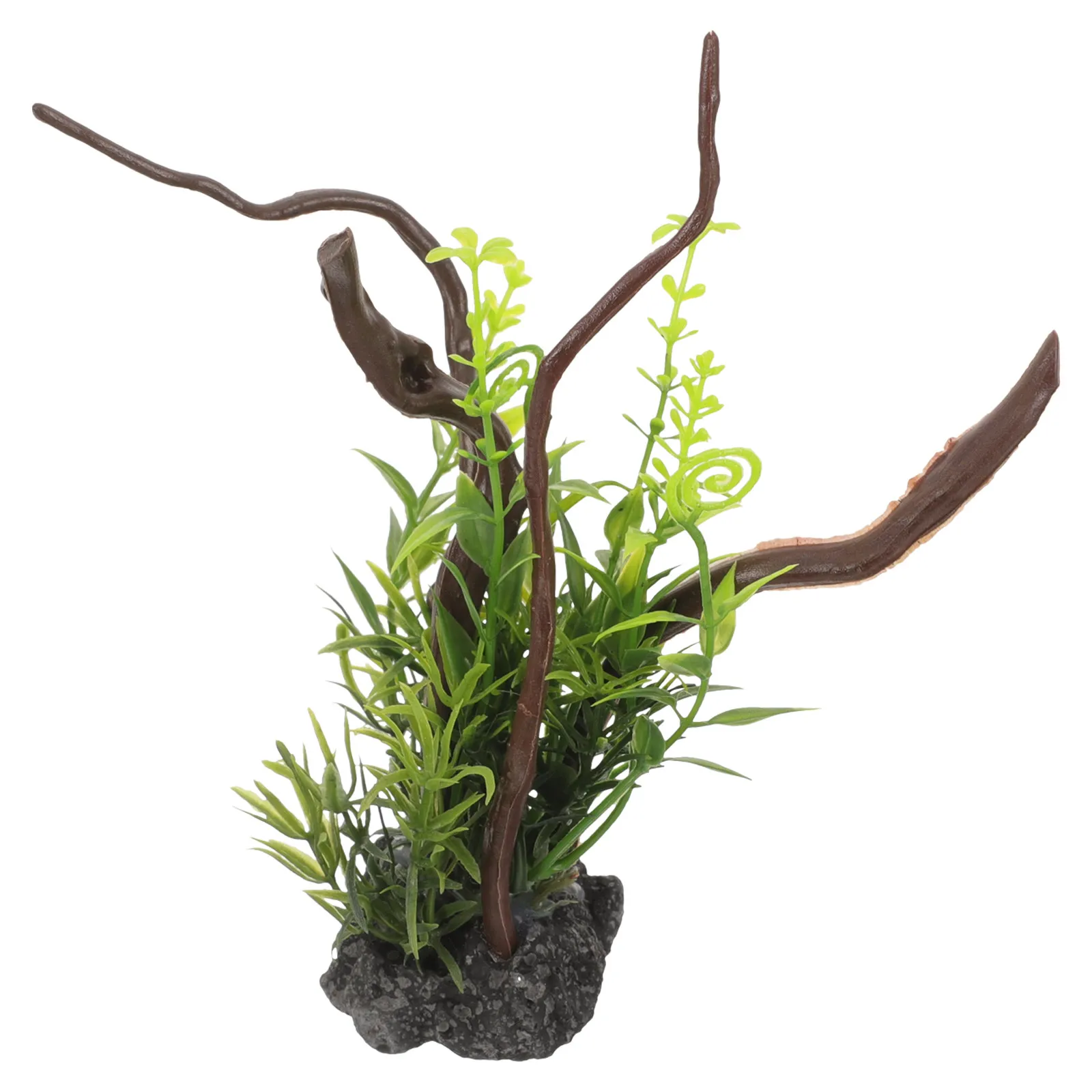 

Fake Aquarium Tree Root Plant Decoration Resin Plastic Fish Tank Accessories Natural Style Aquarium Landscape Hiding Place