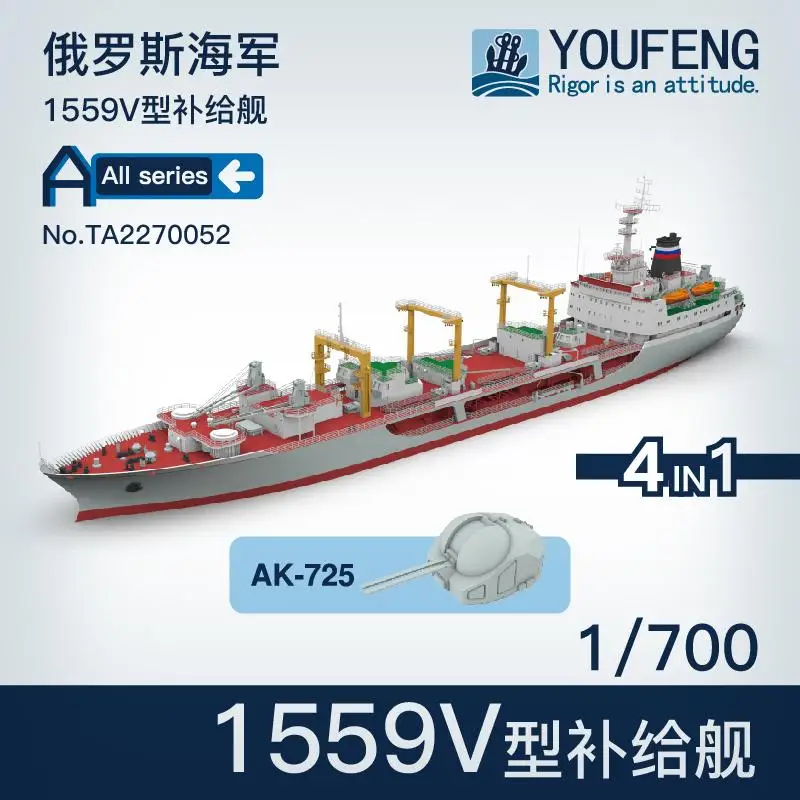 

YOUFENG MODELS 1/700 TA2270052 Russian Navy Type 1559v Supoly ship