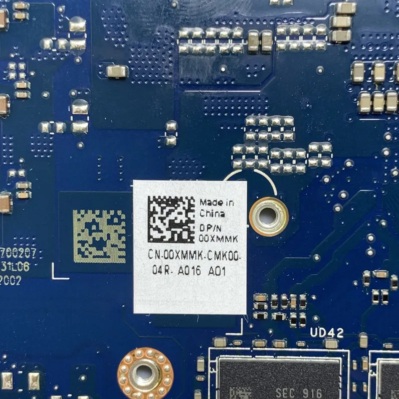 

Материнская плата для ноутбука DELL 9380, CN-00XMMK 00XMMK 0XMMK с материнской платой процессора SRFFZ I3-8145U EDO30 LA-E672P, 100% протестировано, работает хорошо