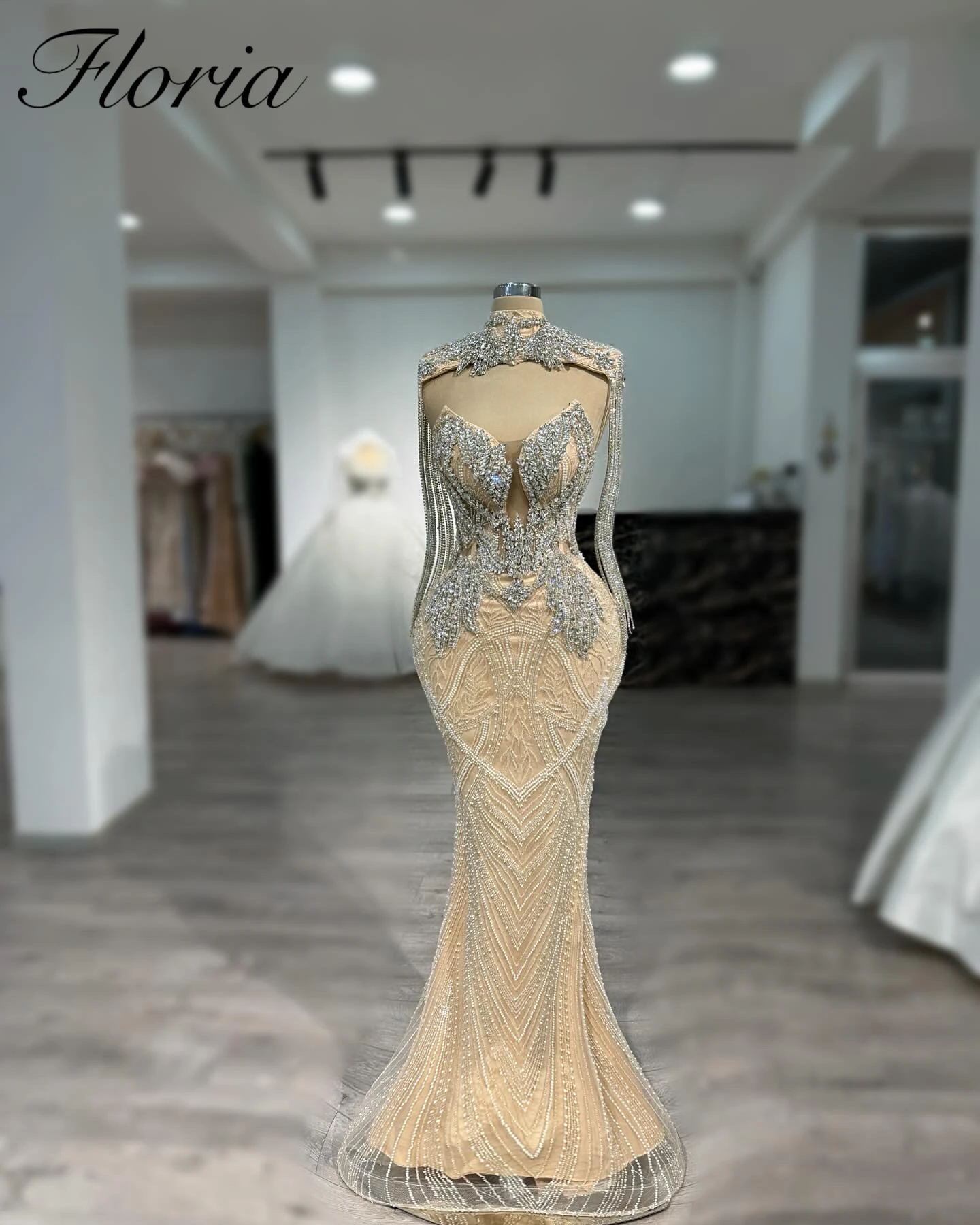 

Новейшие коктейльные платья цвета шампанского с накидкой, винтажные платья для выпускного вечера без рукавов с кристаллами, 2025 г., коктейльные платья по индивидуальному заказу