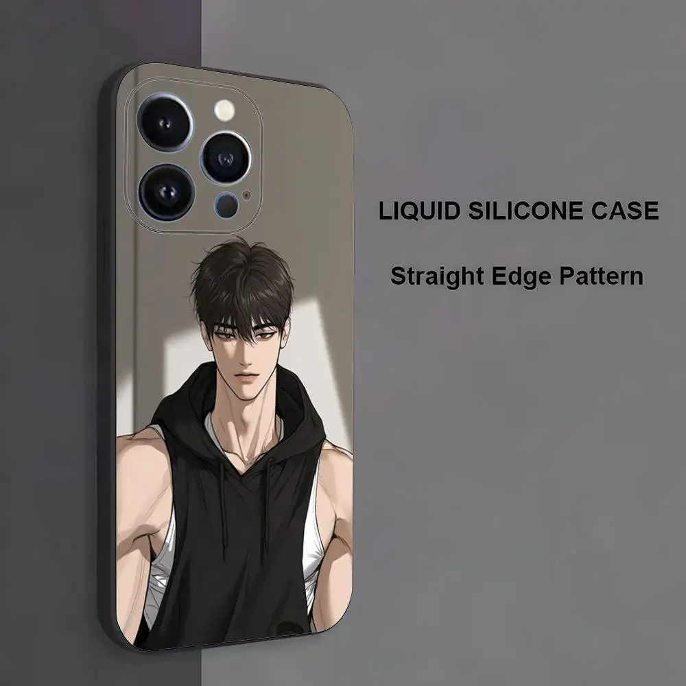 Etui na telefon Joo J-Jaekyungs Jinx do iPhone'a 17, 16, 15, 14, 13, 12, 11, Pro Max, XS, X, XR, SE, Mini, 8, 7, miękki silikonowy czarny pokrowiec