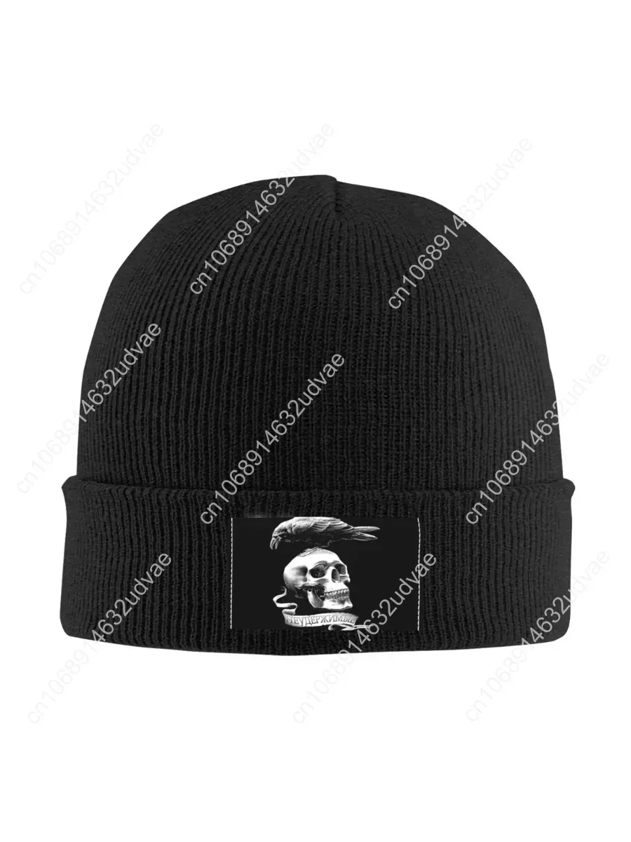 

The Expendable Skull Crow Knitted Beanie Hat Beanies Cap Best Harajuku High Quality