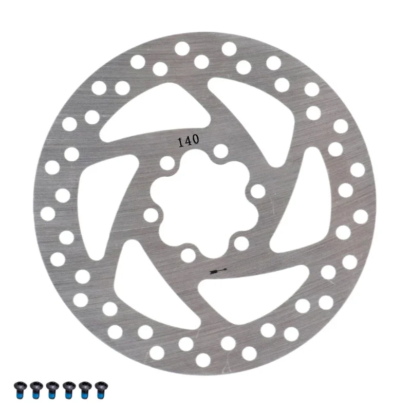 140MM Brake Disc for KUGOO M4 SPEEDWAY 4 ZERO 10 10X for Ninebot F20 F30 F40 Electric Scooter Brake Spare 6 Holes Parts