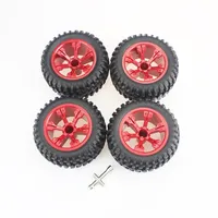 for WLtoys 12428 WLtoys 12427 RC Toy Accessory 1:12 Off-Road Car Wheel Rims RC Rubber Car Tires