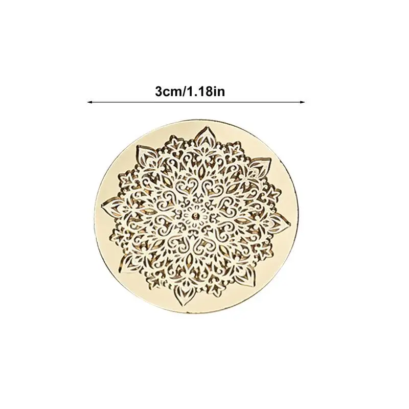 Kit de timbres de sceau d'avertissement de Noël, réutilisable, cuivre, têtes de timbre, carte, mariage, bancs