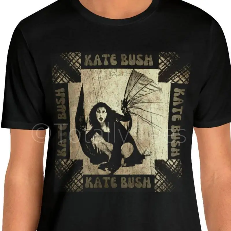 

Kate Bush T Shirt 1980s Retro GOTHIC Vintage Aesthetic Distress