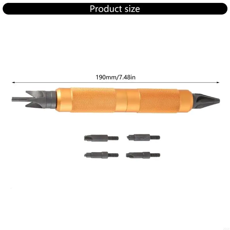 Herramienta desbarbado 203F para tubería PVC, resina metálica, cobre, plástico, fontanería, impresión 3D