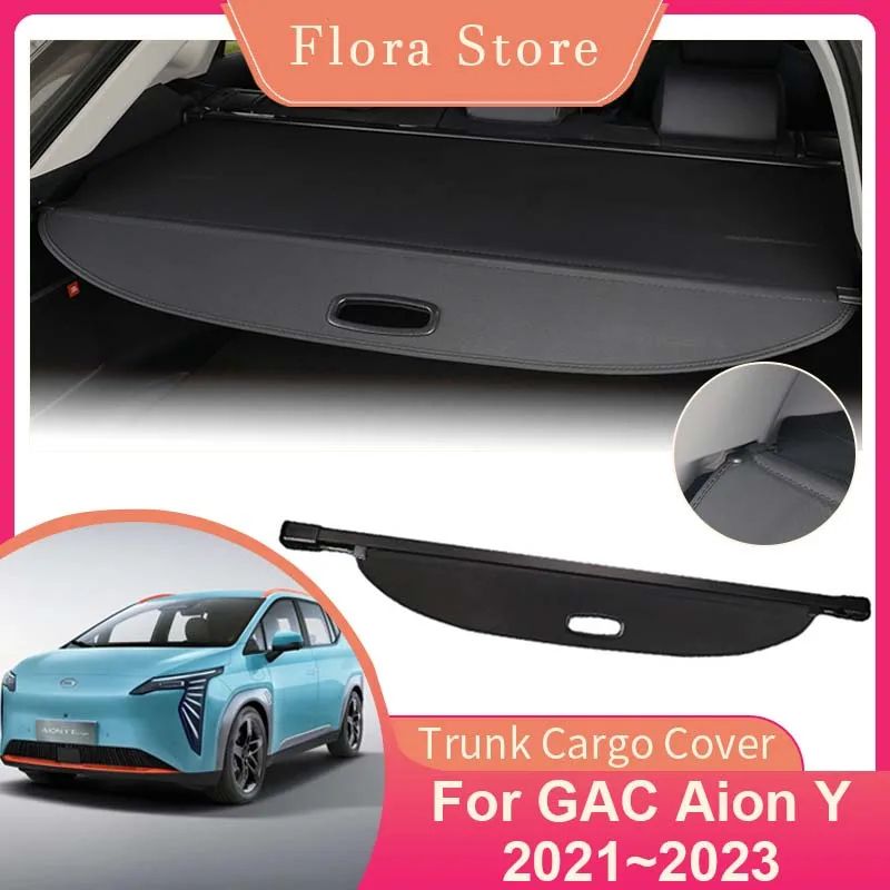 

Rear Trunk Cargo Cover for GAC Aion Y Hycan Z03 2021 2022 2023 Shield Shade Curtain Privacy Partition Board Interior Accessories