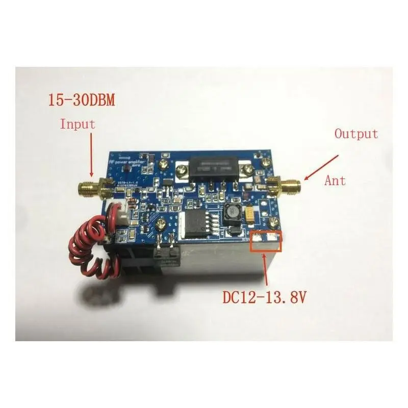 Free shipping Half Duplex UHF 400-470MHZ Power Amplifier AMP 433mh For MMDVM Hotspot DMR, DPMR